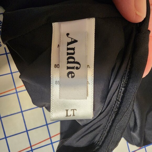 Andie The Cheeky Amalfi One Piece Broken Strap Black Large - Picture 5 of 9